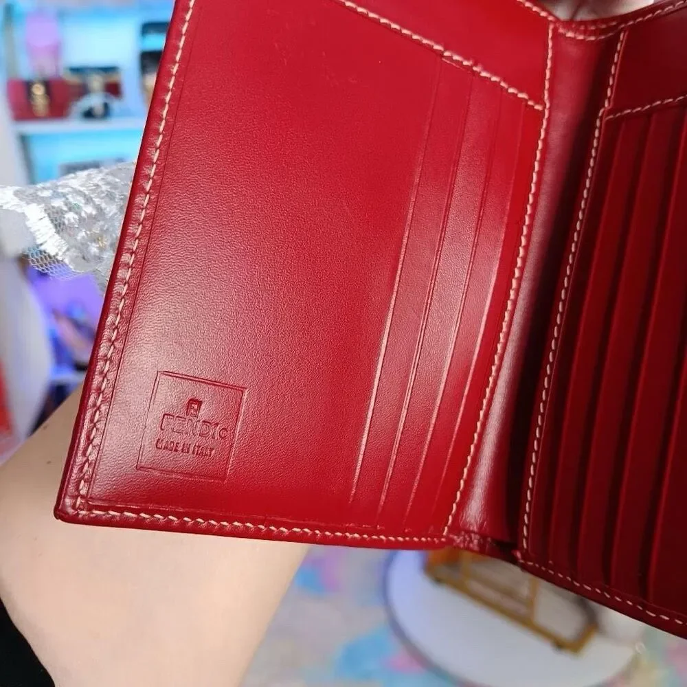 Fendi red beige